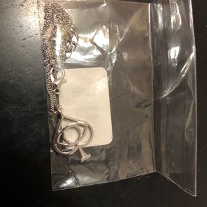 All Time Low LYR Spade Silver Necklace $10